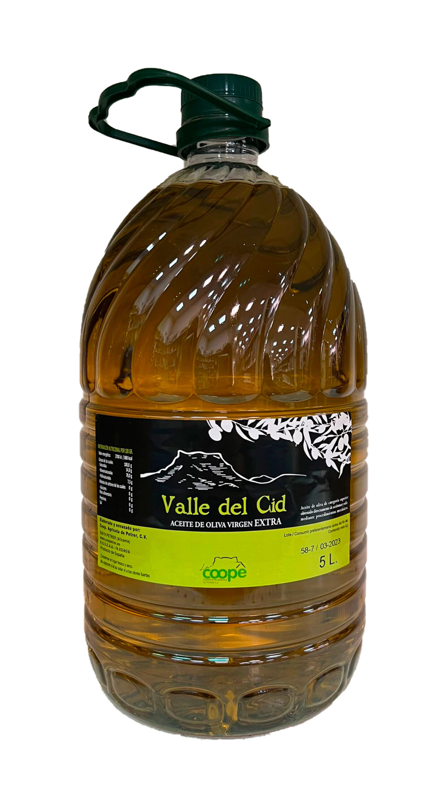 Aceite de Oliva Virgen Extra de 5 litros